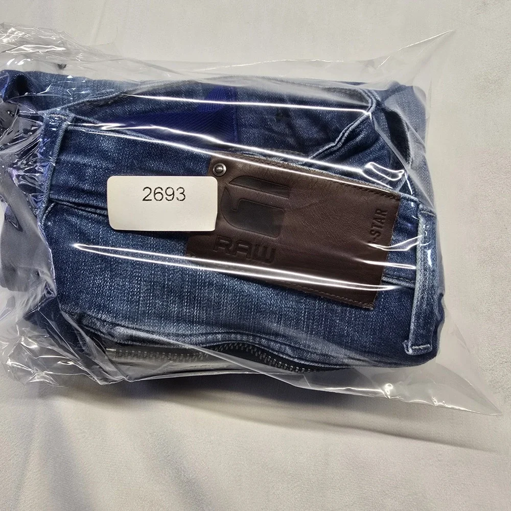 G Star Raw Radar Flightsuit Straight Tapered Jeans Men Size 31x32 Blue